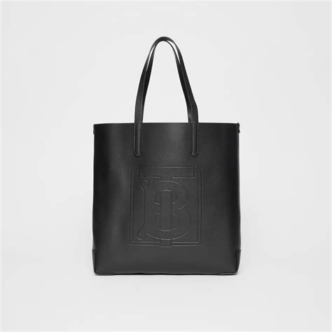 burberry large monogram embossed leather tote|Burberry large tote sale.